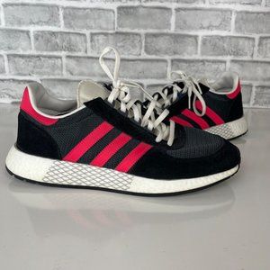 Adidas Marathon Tech Carbon Shock Red Core Black Boost Sneaker  Mens 10.5 G27419